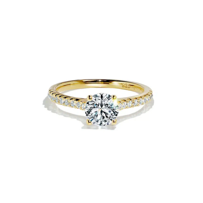 Oxford Gold Solitaire Ring