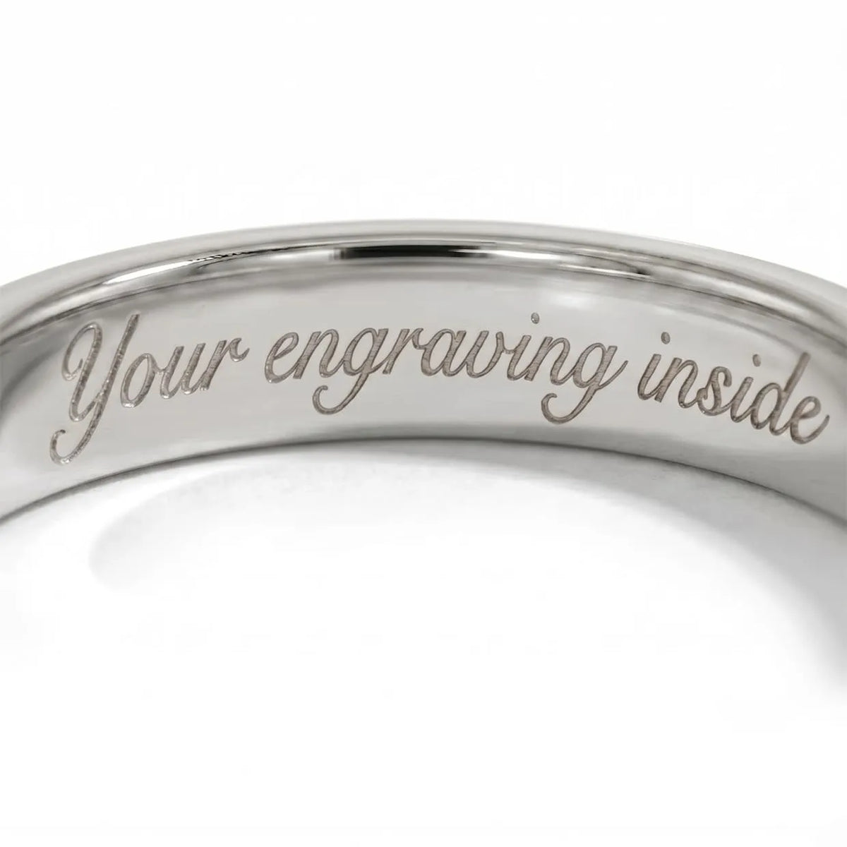 Oxford prinsesse & radiant formet ring i sølv