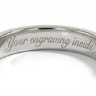Oxford Silver Halo Square Solitaire Ring med sten